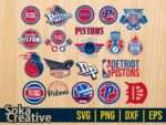 Detroit Pistons SVG Bundle
