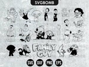 Family Guy SVG Cricut File Vector