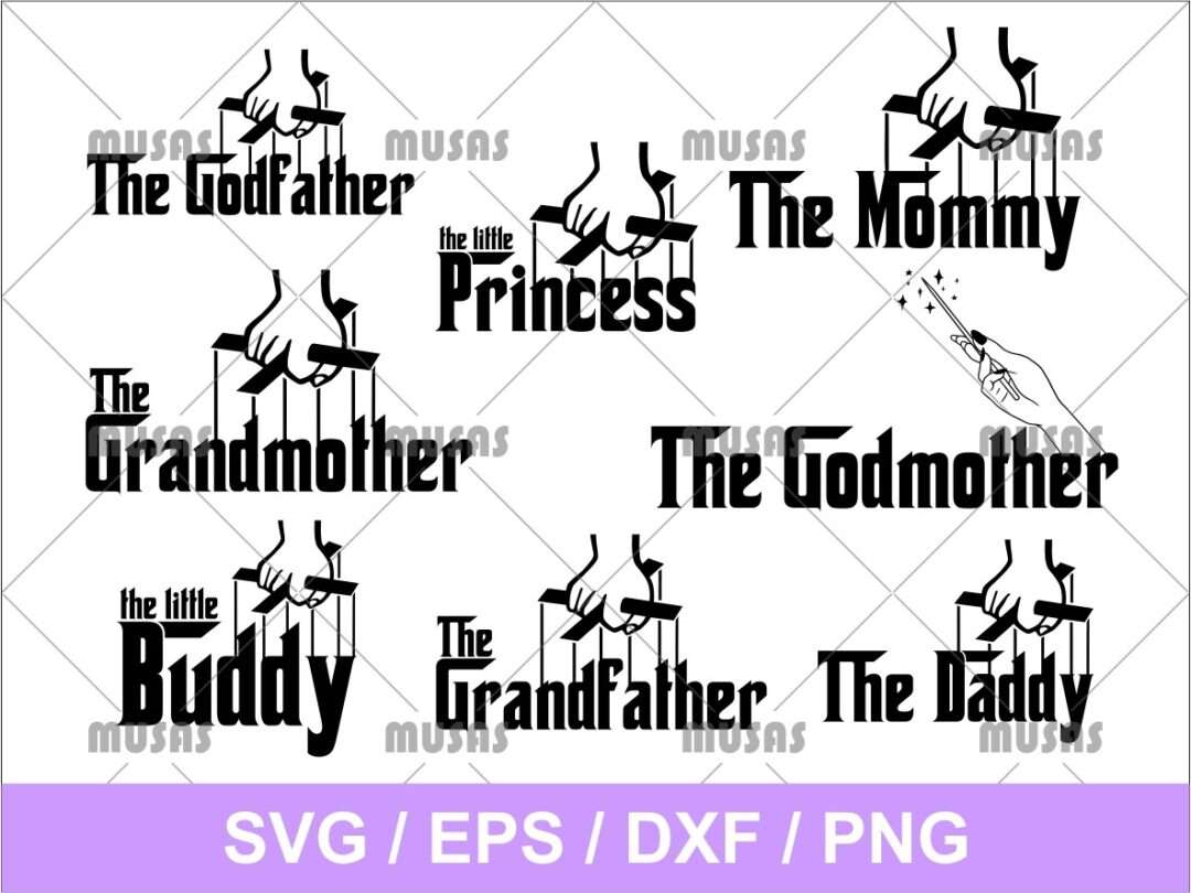 Download Godfather Family Svg Bundle Vectorency