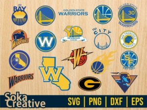 Golden State Warriors Logo SVG Cut File