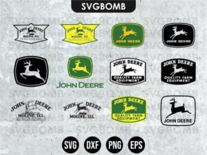 John Deere Logos SVG Cricut File