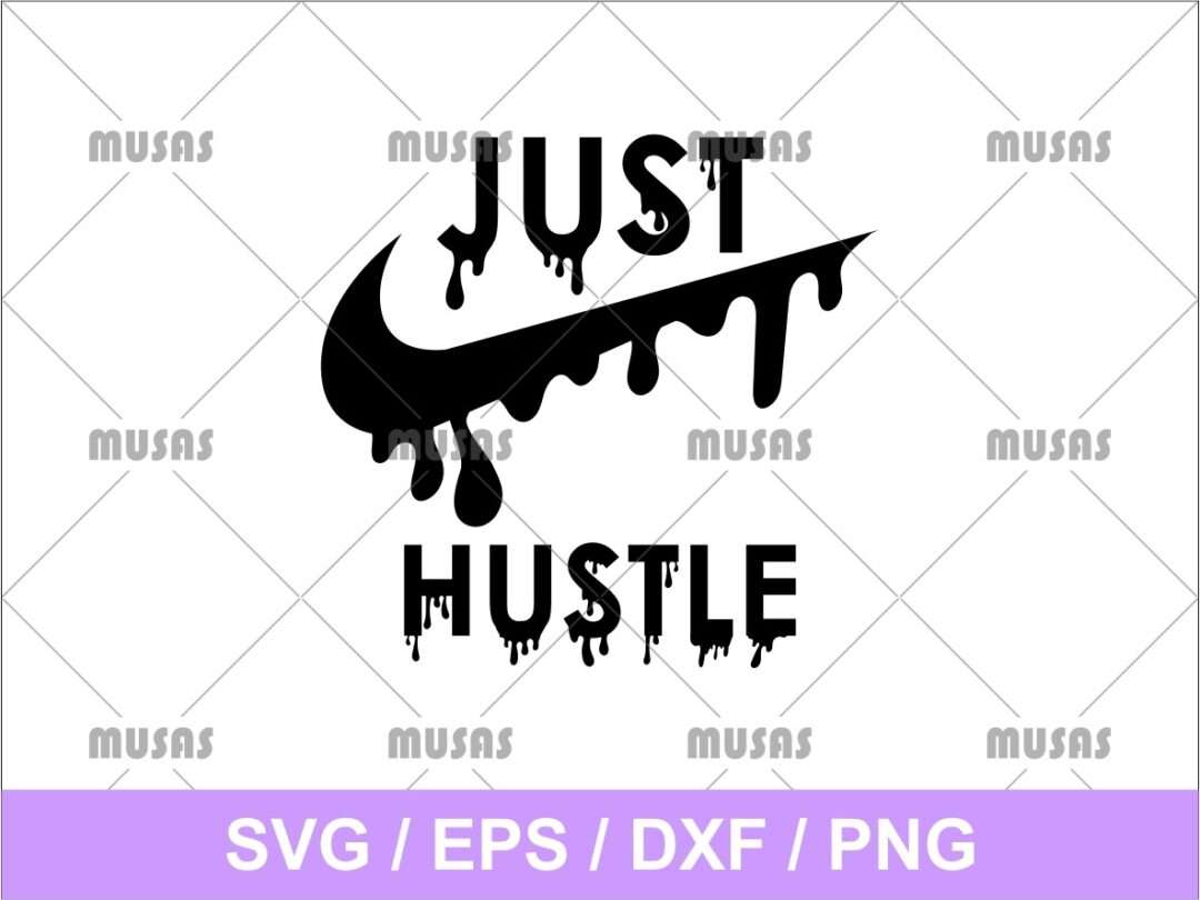 Download Just Hustle Nike Svg Vectorency