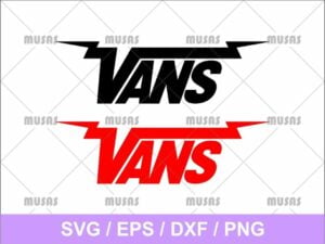 Logo Vans SVG Cut File PNG Transparent