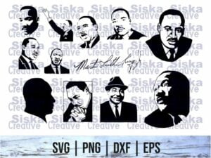Martin Luther King SVG Bundle Cutting File Cricut