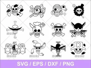 One Piece logo pack svg cut file png transparent