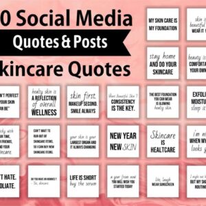 Social Media Skincare Quotes for Instagram jpg design