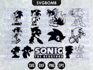 Sonic SVG Cricut Files
