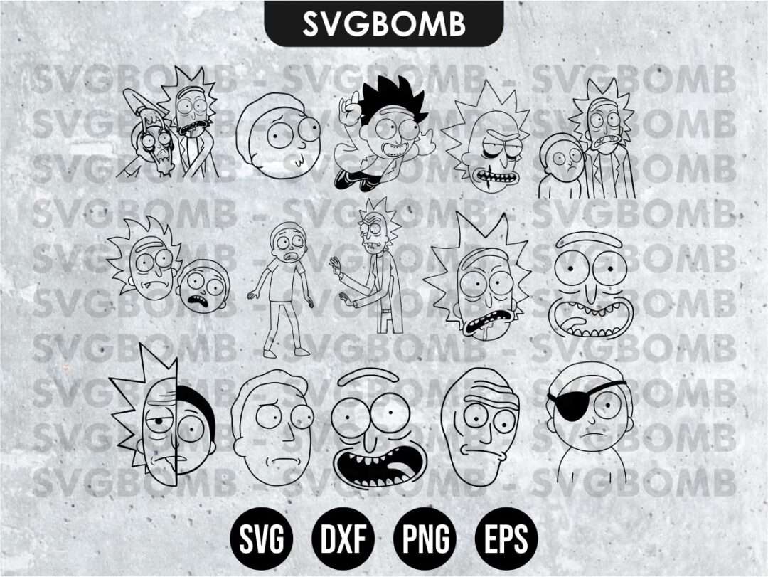 Free Free Rick And Morty Svg SVG PNG EPS DXF File