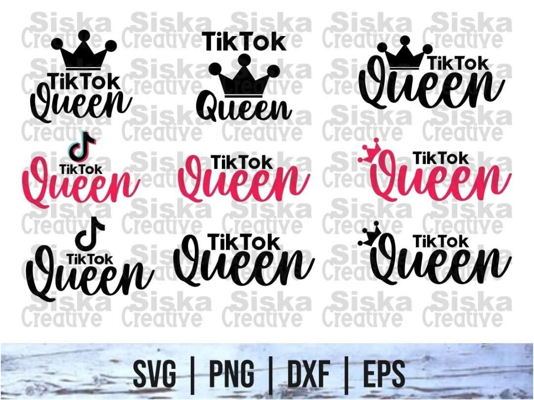 Download Tiktok Queen Svg Bundle Vectorency