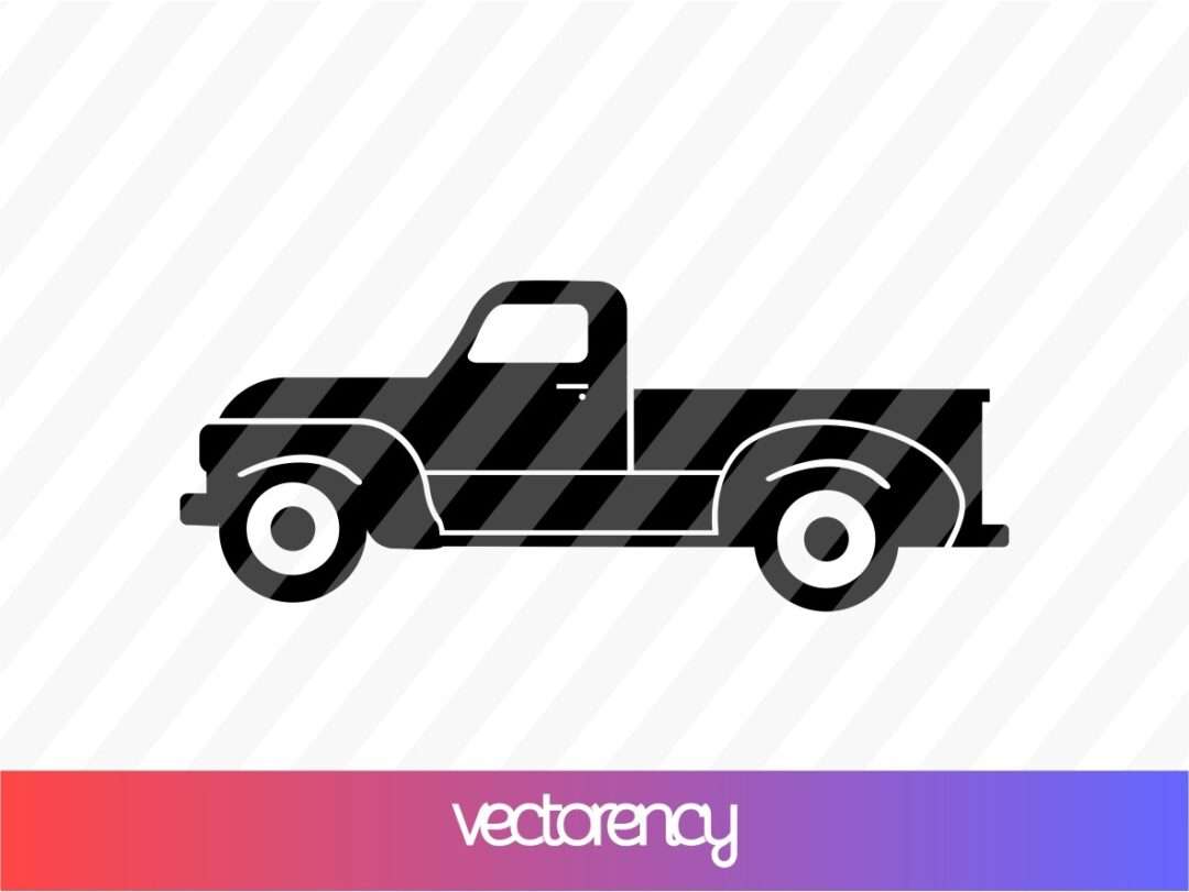 Download Vintage Truck Svg Silhouette Vectorency