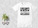 100 Days with Awesome Class T Shirt Design SVG
