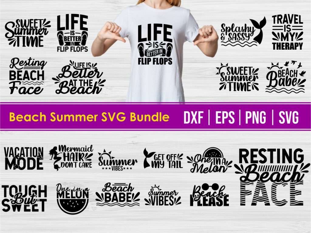 Download Beach Summer SVG Bundle | Vectorency