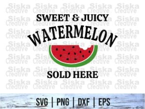 Cocomelon Watermelon SVG