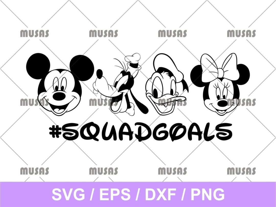 Download Disney Squad Goals Svg Vectorency