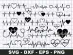 Heartbeat Valentine's SVG