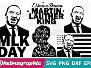 Martin Lauther King Bundle SVG
