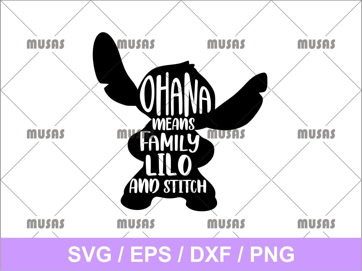 Download Ohana Means Family Lilo And Stitch Svg Vectorency
