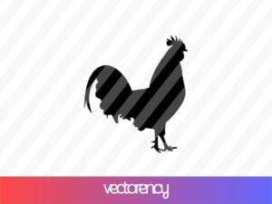 Rooster Silhouette SVG