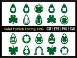 Saint Patrick Earring SVG