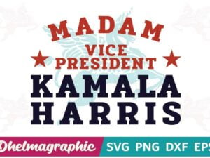 Madam Vice President Kamala Harris SVG