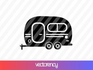 Travel Vehicle Camper Van SVG PNG Transparent