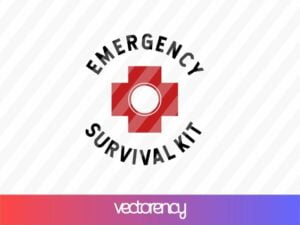 Emergency Survival Kit Monogram SVG