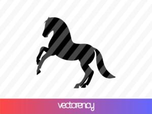 Horse Mane Head SVG