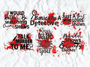 Murder Crime Show SVG