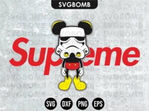 stormtrooper mickey mouse supreme svg printable