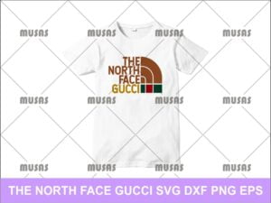 The North Face Gucci T Shirt Design SVG