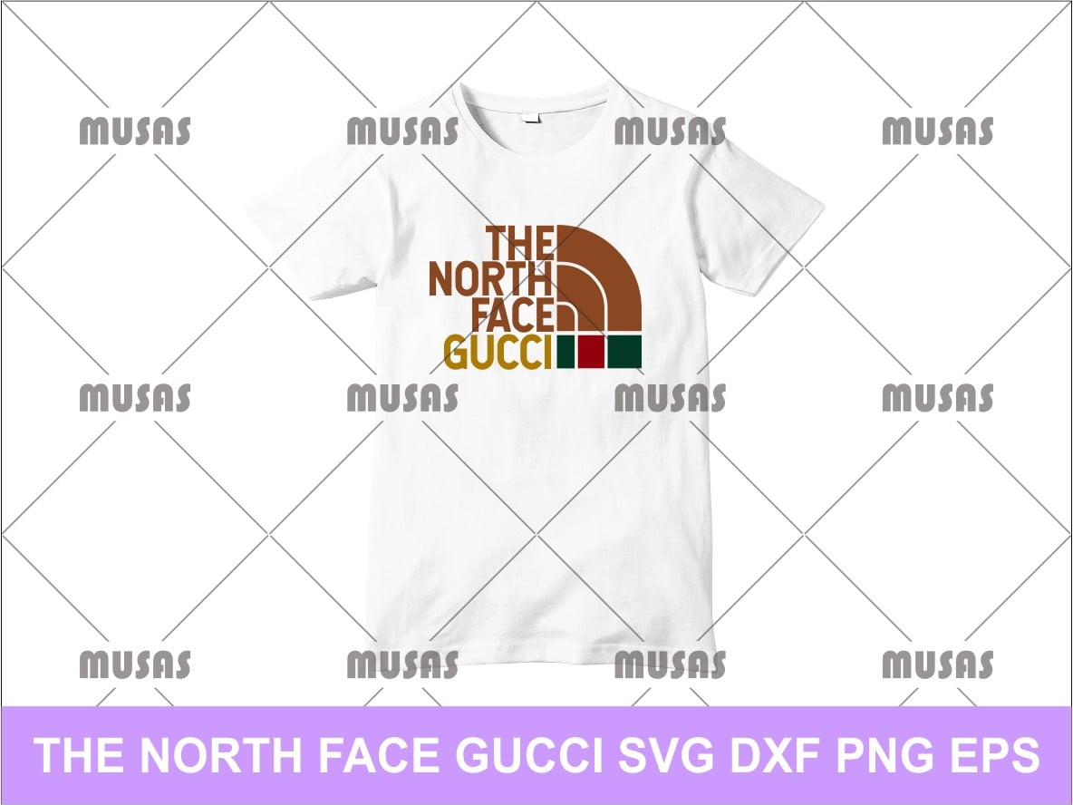 The North Face Gucci Svg