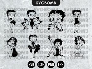 Betty Boop SVG