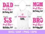 Birthday Girl Barbie T Shirt Design SVG