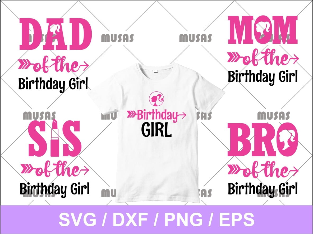 Download Birthday Girl Barbie Svg Vectorency