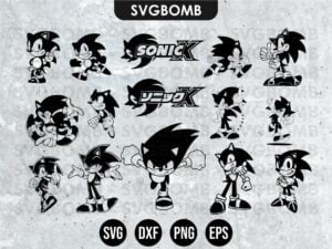 Black Sonic SVG