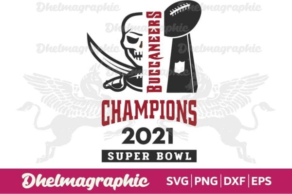 Buccaneers Champions 2021 SVG
