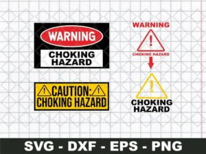 Choking Hazard SVG