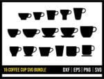 Coffee Cup SVG Bundle