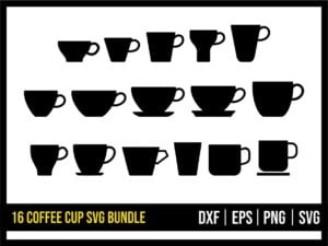 Coffee Cup SVG Bundle