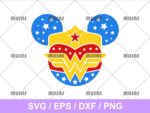 Disney Minnie Mouse Wonder Woman SVG