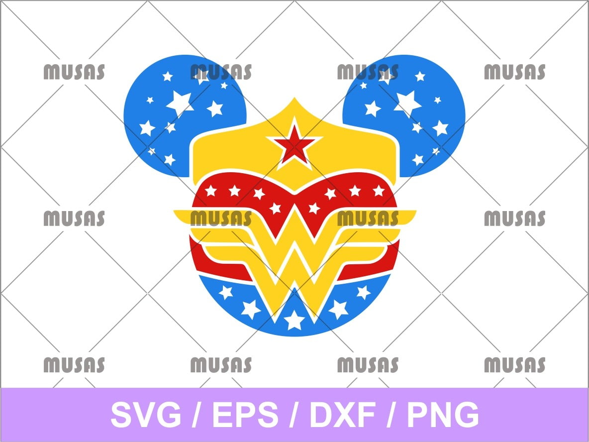 Download Disney Minnie Mouse Wonder Woman Svg Vectorency