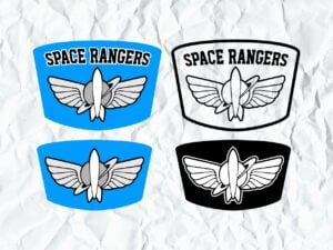 Disney Toy Story Space Ranger Logo SVG