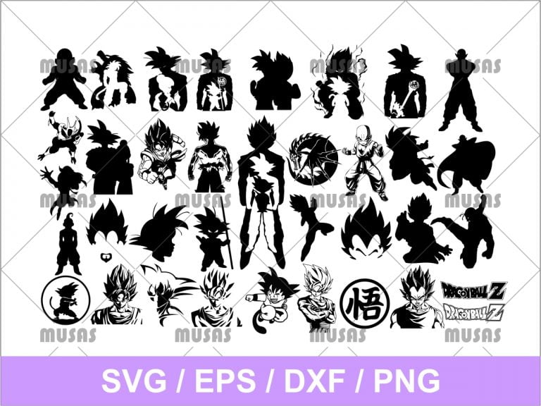 [BEST SELLER] Dragon Ball Z SVG | Vectorency