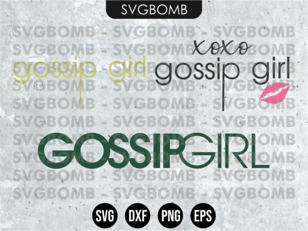 GOSSIP GIRL Logo SVG
