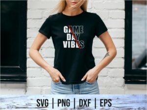 Game Day Vibes T Shirt Design SVG