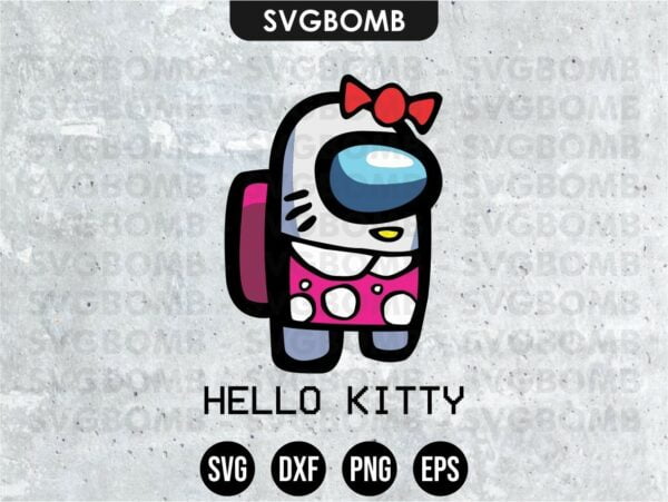 Hello Kitty Among Us SVG