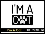 I'm a Cat SVG