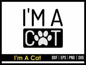 I'm a Cat SVG