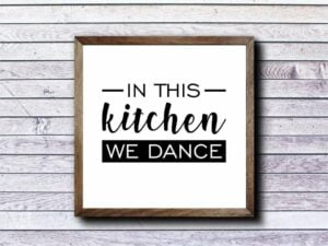 In This Kitchen We Dance SVG