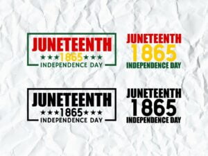 Juneteenth 1865 Independence Day SVG